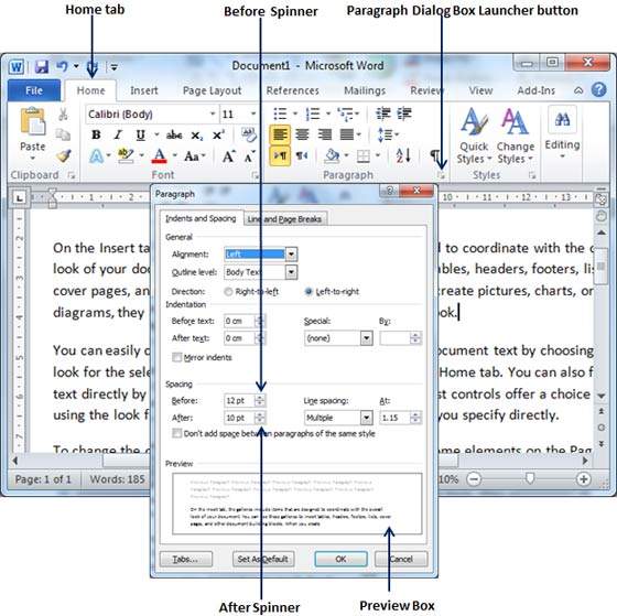how to single space in word windows 10
